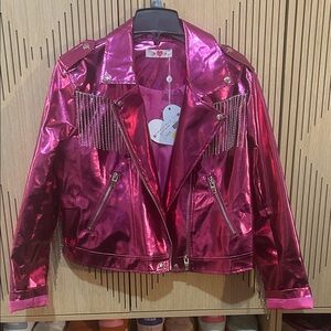 Buddy Love Metallic Fringe Jacket